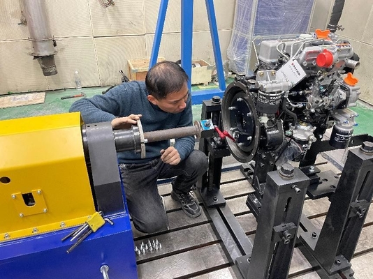 SSCG110-2500/9000 ±0.2%FS 110kW 9000RPM 높은 정확성, 높은 신뢰성, 높은 동적 반응 엔진 성능 AC 다이너모미터 테스트 벤치 시스템