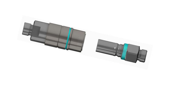 누출없이 푸시-트랙 유체 커넥터