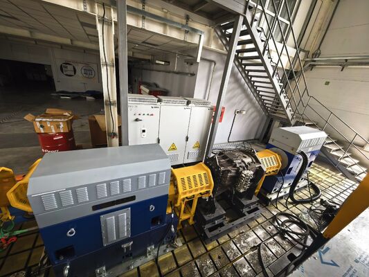SSCD500-1500/3800 500kW 3183 Nm 변속기 타입 다이내모미터 시험 벤치 시스템